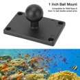 thumbnail image 4 of AMPS Square Plate, Wide Application 1 Inch Ball Mount Easy Install  for RAM Mounts B Size, 4 of 7