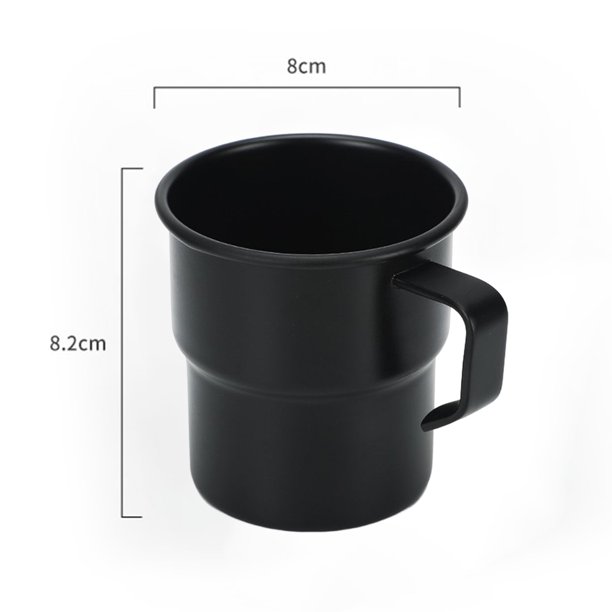 Copa De Campamento Taza de camping de 300 ml Taza de camping ligera Utensilios de picnic para turistas (Negro) Ndcxsfigh Para Estrenar