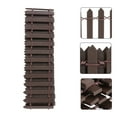 thumbnail image 3 of Gongc Mini Wood Picket Fence for Fairy Gardens & Micro Landscapes, 3 of 3