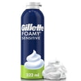 thumbnail image 1 of Espuma de Afeitar Gillette Foamy Sensitive Ideal de Piel Sensible, 322 ml, 1 of 5