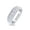 White Gold, variant on AFFY 3 Stone Men's Ring Lab Created Moissanite Wedding Band Ring For Men's In 14k Yellow Gold Plated Sterling Silver Jewlery Gift For Him Her (0.50 Cttw) Ring Size -10