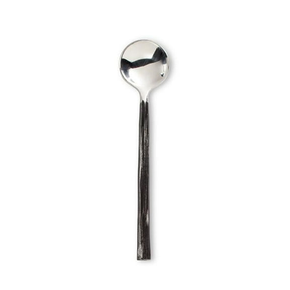 Abbott Collection AB-36-IRON-SPOON 4.5 in. Spoon with Forge Handle, Antique Black