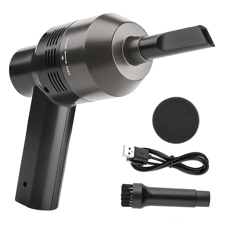 BEYGO Portable Cordless Air Duster 33000RPM Electric Cleaner Blower for Car Computer Keyboard