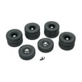 thumbnail image 1 of 10 piezas de llantas de cubo de rueda duraderas y resistentes al desgaste para neumáticos RC 1/16 Negro, 1 of 9