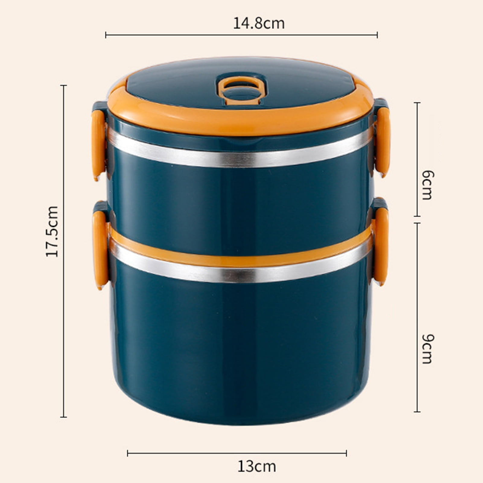 GOODLIEST Lunch Box Store Food High Capacity Practical Three Layers ...