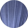 thumbnail image 1 of Ahgly Company Indoor Round Patterned Cornflower Blue Area Rugs, 7' Round, 1 of 6