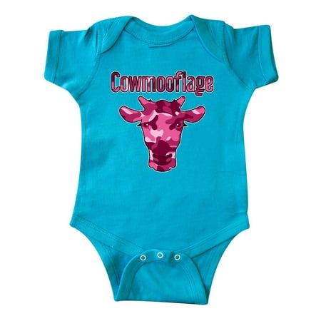 

Inktastic Cowmooflage PNK Gift Baby Boy or Baby Girl Bodysuit