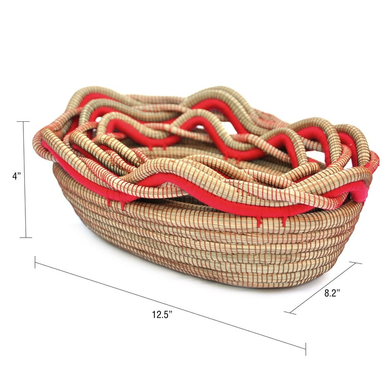 Small Pine Needle Basket – Red Earth