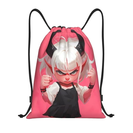 Drawstring Backpack Cool Cute No.101 Sports Gym Bag for Men Women  Waterproof Drawstring Bags for Sports  Travel  Swimming  Beach