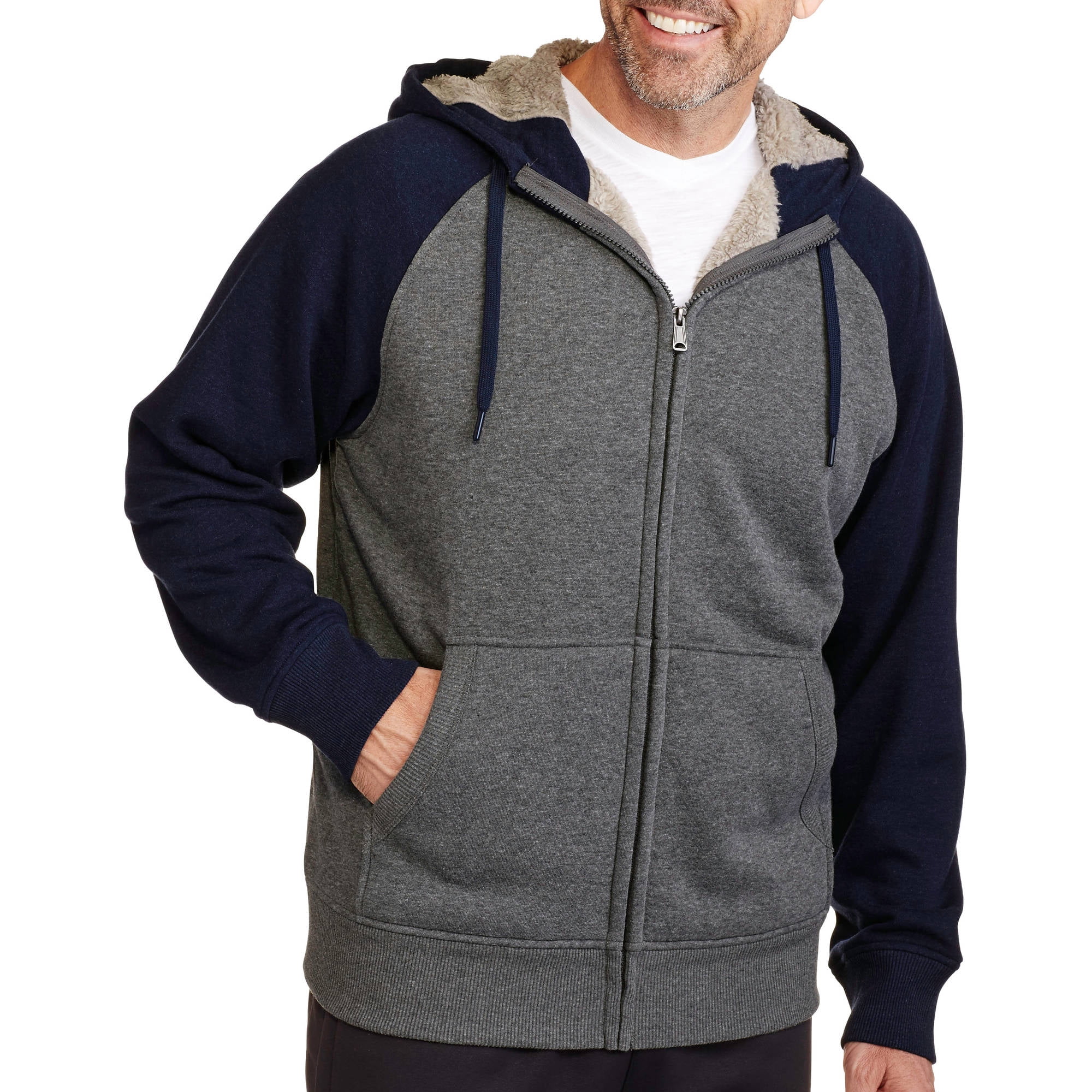 faded glory fleece lined hoodie