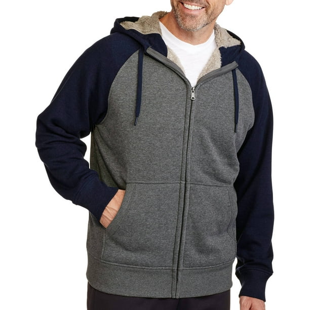 Faded Glory Men's Sherpa Hooded Fleece