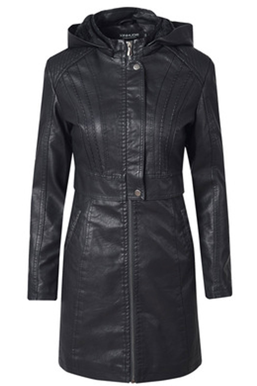 black leather jacket walmart