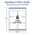 thumbnail image 6 of Avery Printable Place Cards, 1-7/16" x 3.75", Matte White, 300ct, 6 of 11
