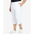 thumbnail image 6 of Alfred Dunner Womens Plus-Size Relaxed Denim Capri, 6 of 6