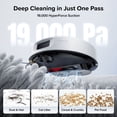 thumbnail image 3 of Roborock Qrevo Series 2 Pro SE Robot Vacuum and Mop, 19,000Pa Suction, FlexiArm Edge Mopping, Zero-Tangle, High-Temperature Mop Self-Cleaning, Smart Obstacle Avoidance, Auto Mop Removal, 3 of 11