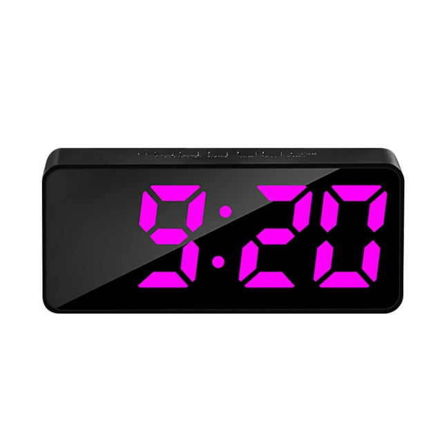 Amdohai Smart Grand Numérique Horloge Murale Application de Contrôle Heure / Date / Température 100