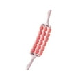 thumbnail image 4 of Rodillo de masaje de 3 filas, multifuncional, para pantorrillas, piernas y espalda, ideal para cintura, espalda y cuerpo. Rosa, 4 of 8