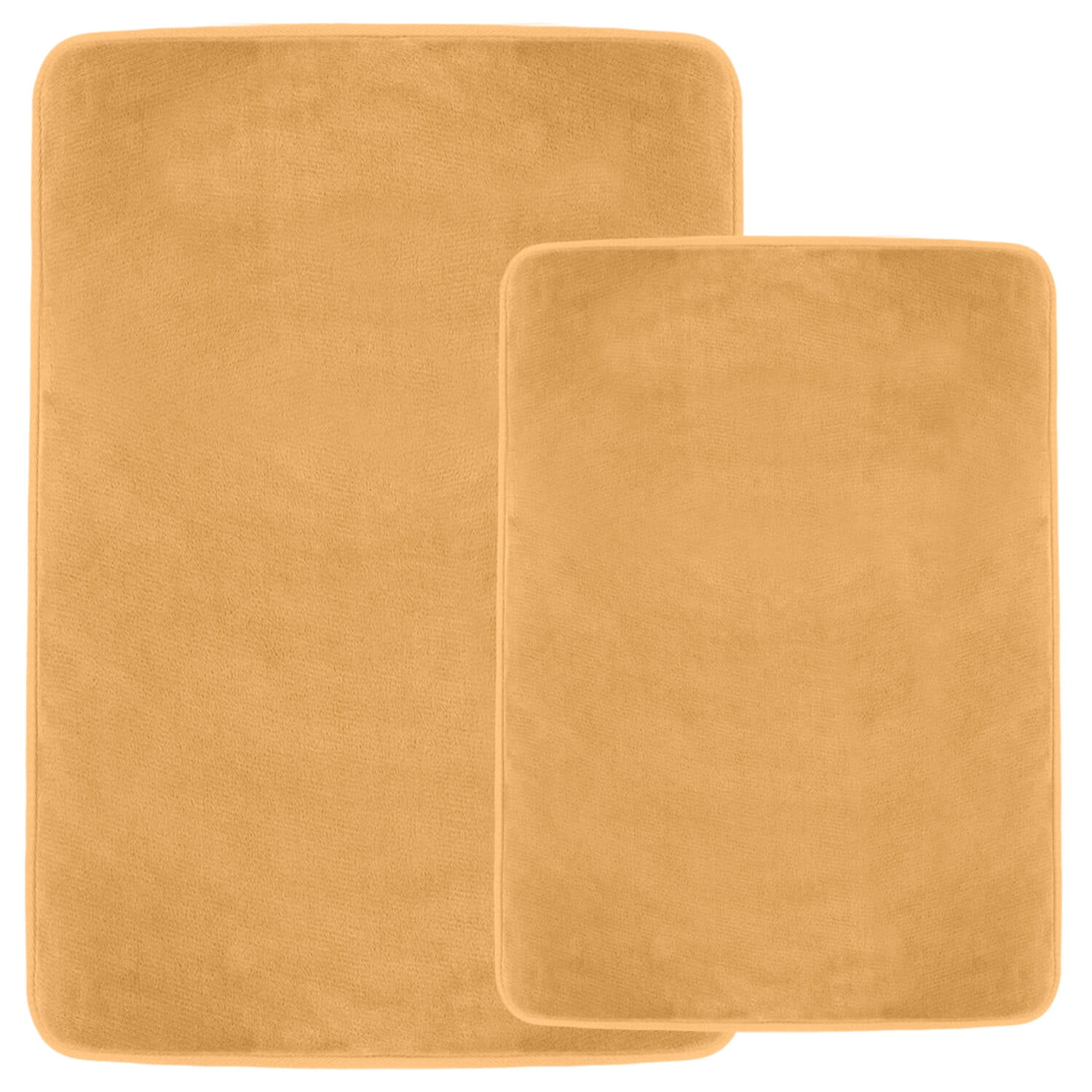 Set of 2 Clara Clark Bath Mat Bathroom Rug Absorbent Memory Foam Bath