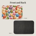 thumbnail image 3 of Crystal Velvet Floor Mat 23.6x15.7in Square Lock Edge Easy Cleaning Using Woven Technique Corrosion Resistant Bottom Drop Plastic Colorful Easter Eggs Cartoon, 3 of 7