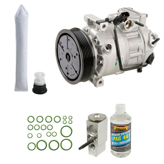 AC Compressor & A/C Kit For Hyundai Genesis V8 & Equus 2009 2010 2011 2012 2013 2014 - BuyAutoParts