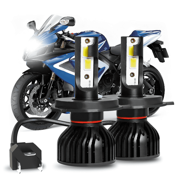 For Suzuki GSXR 600 750 1997-2003 High Power H4 LED Headlight Bulbs High Low Beam 6000K White 2pcs