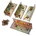 thumbnail image 2 of 4 Piezas de Soportes para Rieles de Cama Conectores para Esquinas de Cama, 2 of 8