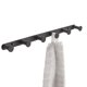 thumbnail image 1 of Bigbig Home-gancho negro para toalla, gancho de pared para baño, estante con 6 ganchos, gancho mate para abrigo de dormitorio, colgador de bata de cocina, montaje en pared, 1 of 5
