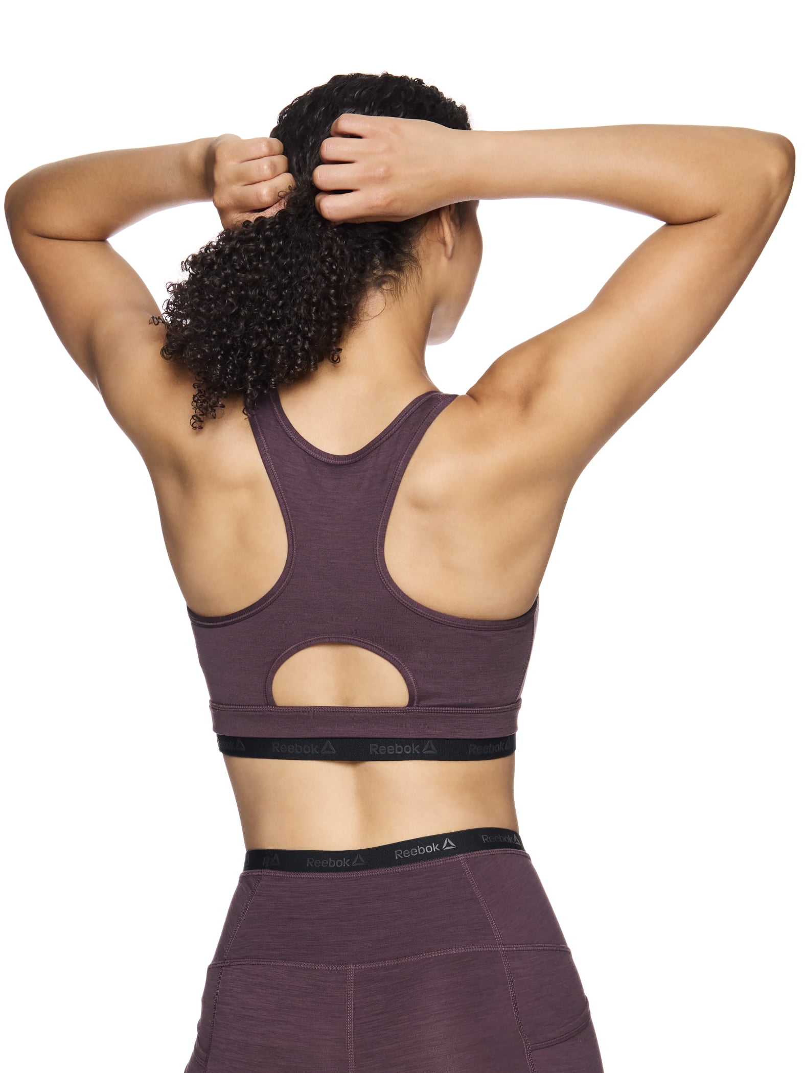 Reebok Women's Medium Impact Flex Sports Bra With Removable Cups, Sizes XS-XXXL
