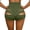 Army Green women high waist stretch shorts a1, variant on Cagogo Women's High Waisted Stretch Shorts Casual Slim Fit Solid Sporty Two Piece Set Matching Lounge Yoga Bike Workout Athletic Shorts, Dark Gray S