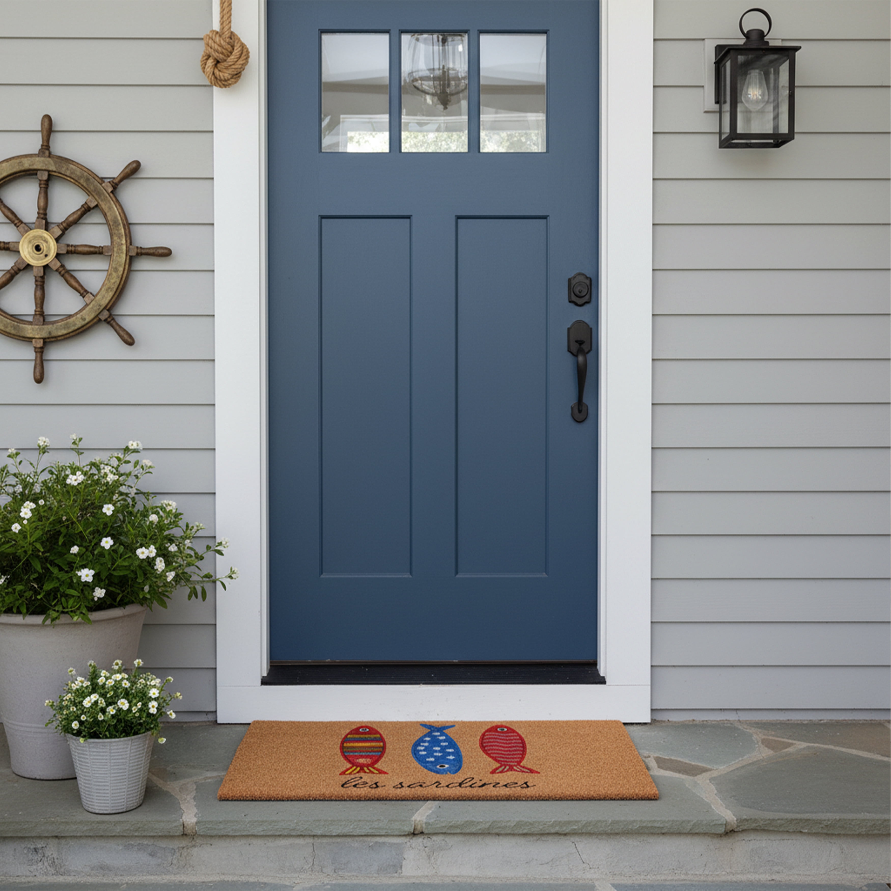 Calloway Mills 117901729 Les Sardines Doormat, 17" x 29"