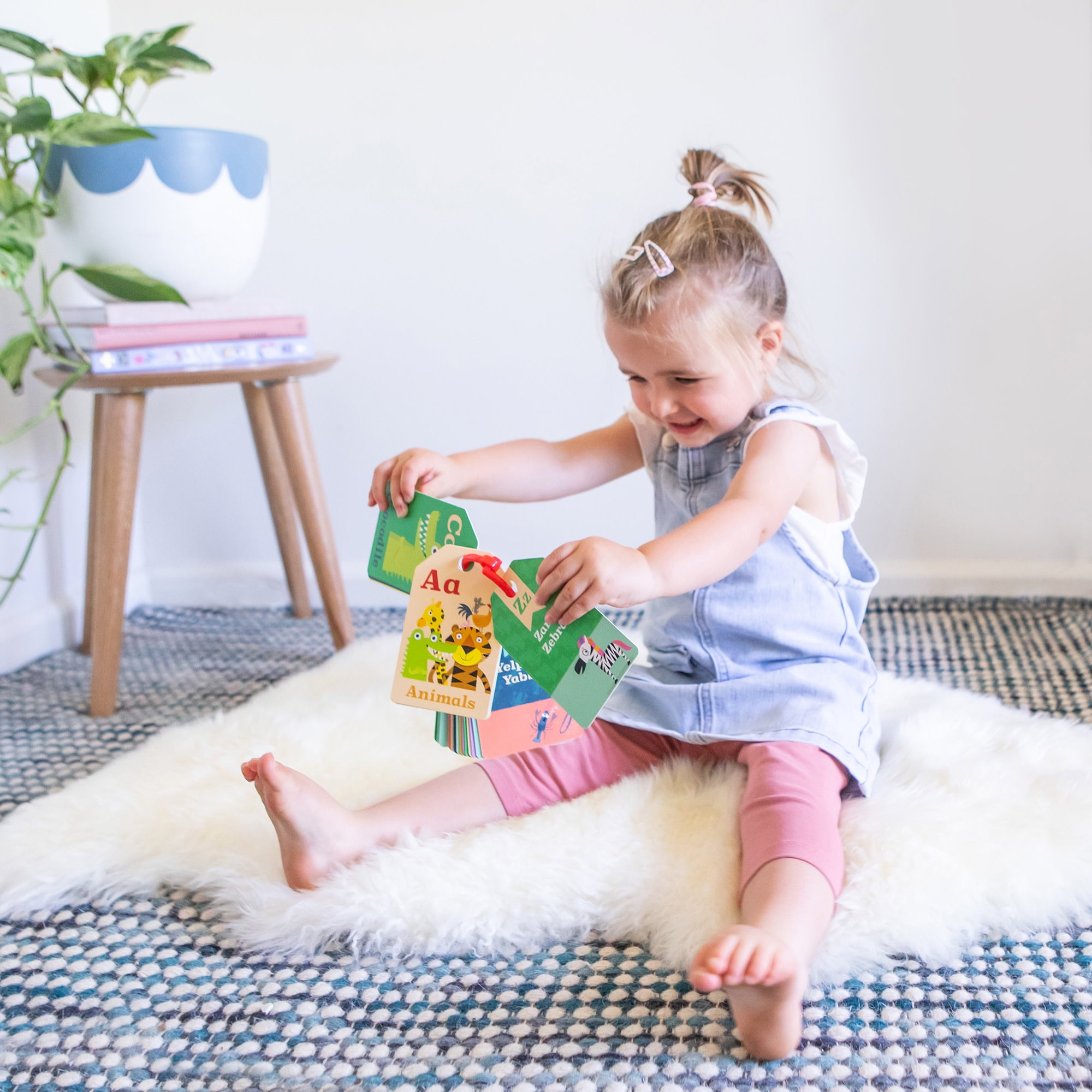 Tiger Tribe: Alphabet Flash Cards – Animal ABC - 26 Educational Double-Sided Cards, Learn Letters & Animals, Storage Ring, Kids & Toddlers Ages 18 Mo+