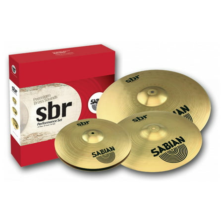 Sabian Brass SBr Performance Set Cymbal Package