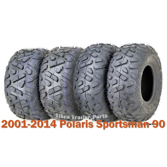 2001-2014 Polaris Sportsman 90 Full Set tires 19x7-8 & 18x9.5-8 Big Horn Style