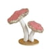 thumbnail image 1 of Decoración de mesa navideña Centro de mesa para cena Comedor Estatua de espuma de café 2 hongos rosados, 1 of 8