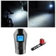 thumbnail image 4 of de luz para bicicleta, ímetro LED luces para bicicleta con bocina, luz trasera recargable USB y faro para bicicleta, se adapta a todas las bi - Negro Sunnimix Luz del velocímetro de bicicleta, 4 of 8