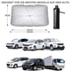 thumbnail image 2 of Sombrilla para coche: material reflectante, protección interior, ajuste universal, fácil almacenamiento, cubierta de privacidad, rotación de 360 grados, cobertura maximizada, 2 of 5