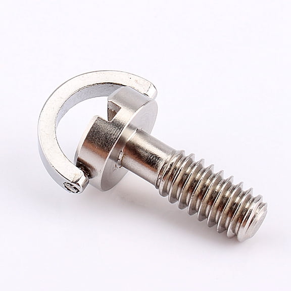 1/4" DRing Screw Stainless Steel For Camera Tripod Quick Release Plate Monopod