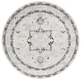 thumbnail image 2 of SAFAVIEH Brentwood Ezra Oriental Area Rug, Ivory/Black, 6'7" x 6'7" Round, 2 of 11