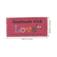 thumbnail image 3 of MesaSe 100pcs Handmade with Love Tags Sew In Labels Crochet Supplies Personalized Sewing Labels, 3 of 7