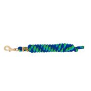 Weaver Multi-Color Poly Lead Rope w/Bolt Snap Blue