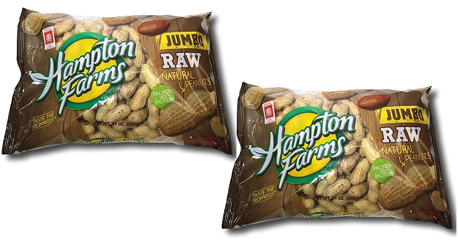 RAW INSHELL PEANUTS (24 OZ.) GREAT FOR BOILING (Jumbo 2 pack