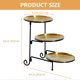 thumbnail image 3 of 1 Set of Snacks Plate Dessert Serving Tray Cupcake Plate 3-Tier Cake Appetizer Holder, 3 of 4