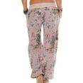 thumbnail image 6 of Tejiojio Fall Womens Ladies Floral Trousers Long Pants Baggy Leggings Plus Size, 6 of 8