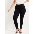 thumbnail image 5 of June + Vie Women's Plus Size Formfit Classic Ponte Pant, 5 of 5
