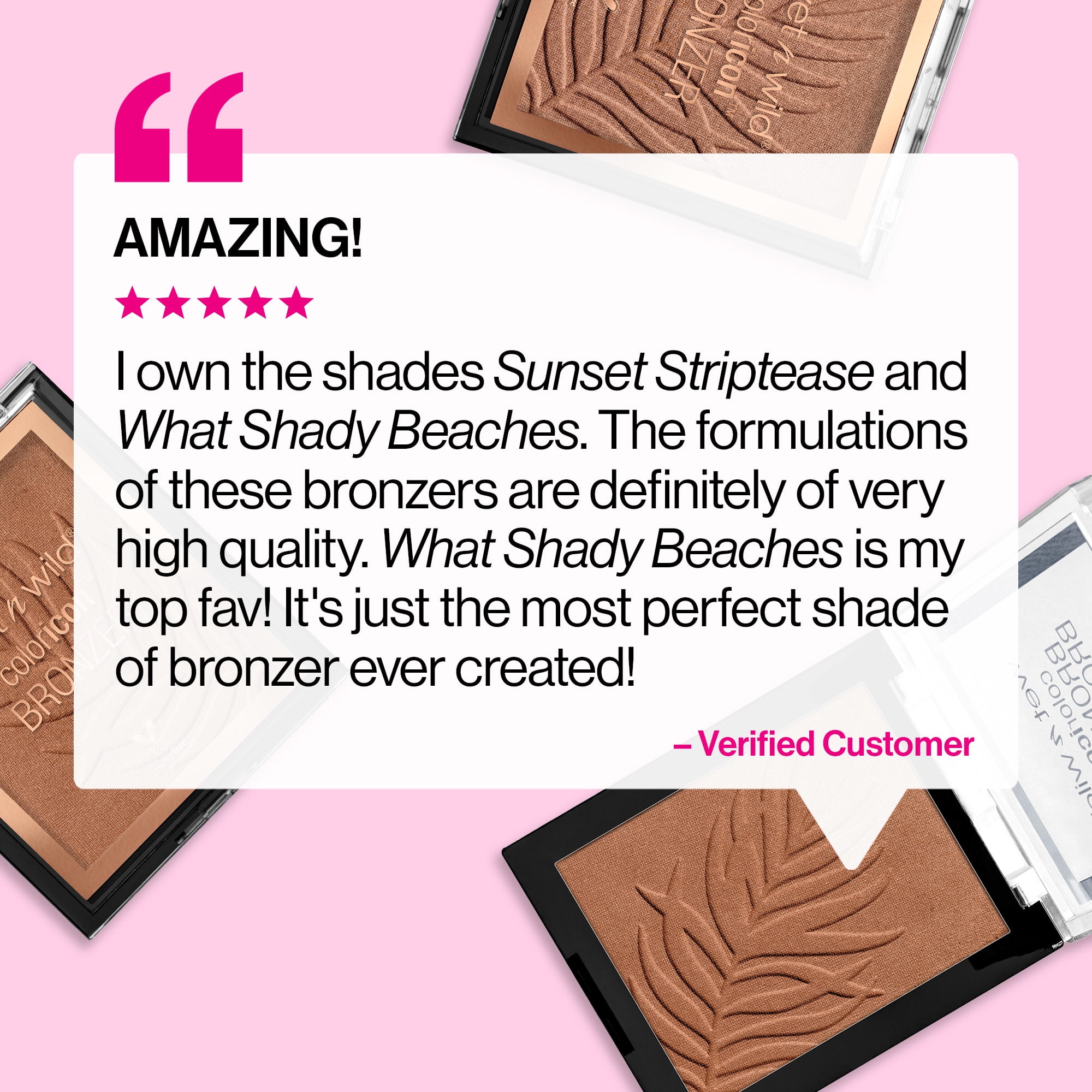 (2 pack) Wet n Wild Color Icon Bronzer, Bronzing Makeup, Palm Beach Ready - For All Ages