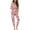 Pink and White - Santa Claus Tree, variant on DISNIMO Light Bulb Printed Womens Pajamas Set Button Down 2 Piece Pjs Long Sleeve Sleepwear with Long Pants Casual Loose Lounge Wear Sets Christmas Pajama Outfits