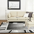 thumbnail image 4 of Home Dynamix Premium Rizzy Contemporary Abstract Border Area Rug, Black/Grey, 9'2"x12'5", 4 of 6