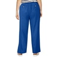 thumbnail image 2 of Ellos Plus Size Linen-Blend Elastic Waist Drawstring Relaxed Pant, 2 of 6