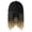 Black Hat Lbrown Wig, variant on JAZZ STAR Headband Wig Human Hair Wigs Baseball cap Wig Curly Deep Wave Headband Wig Hat Wigs (Black hat Long Lbrown wig)