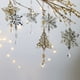 thumbnail image 5 of Adornos de decoración para árbol de Navidad en 3D, colgantes de metal con forma de copo de nieve y carámbanos, de cristal transparente, para árbol, fiesta de invierno y año nuevo, 5 of 5